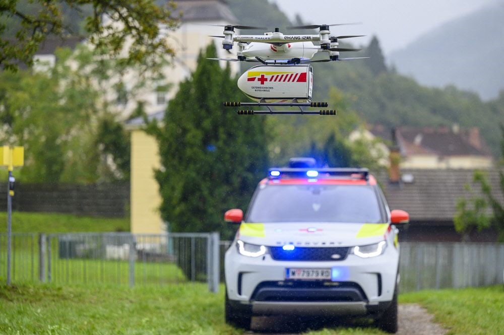 UAS flight demonstration Austria